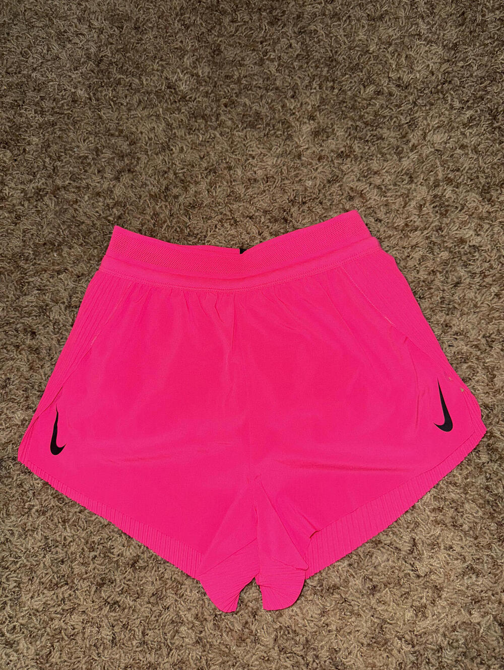 Nike AeroSwift Women's Dri-FIT ADV Mid-Rise 3" Brief-Lined Running Pink Shorts